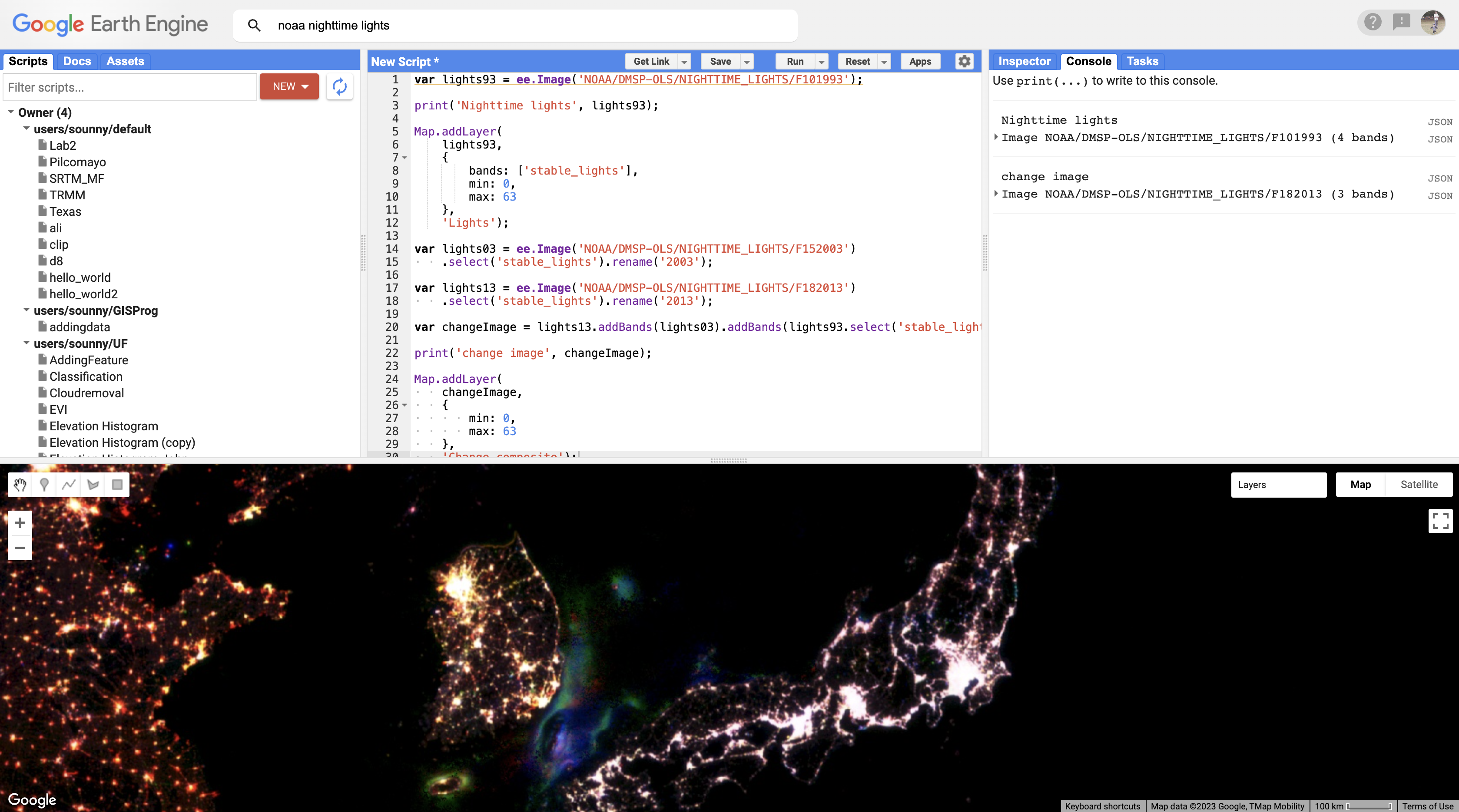 Change composite results